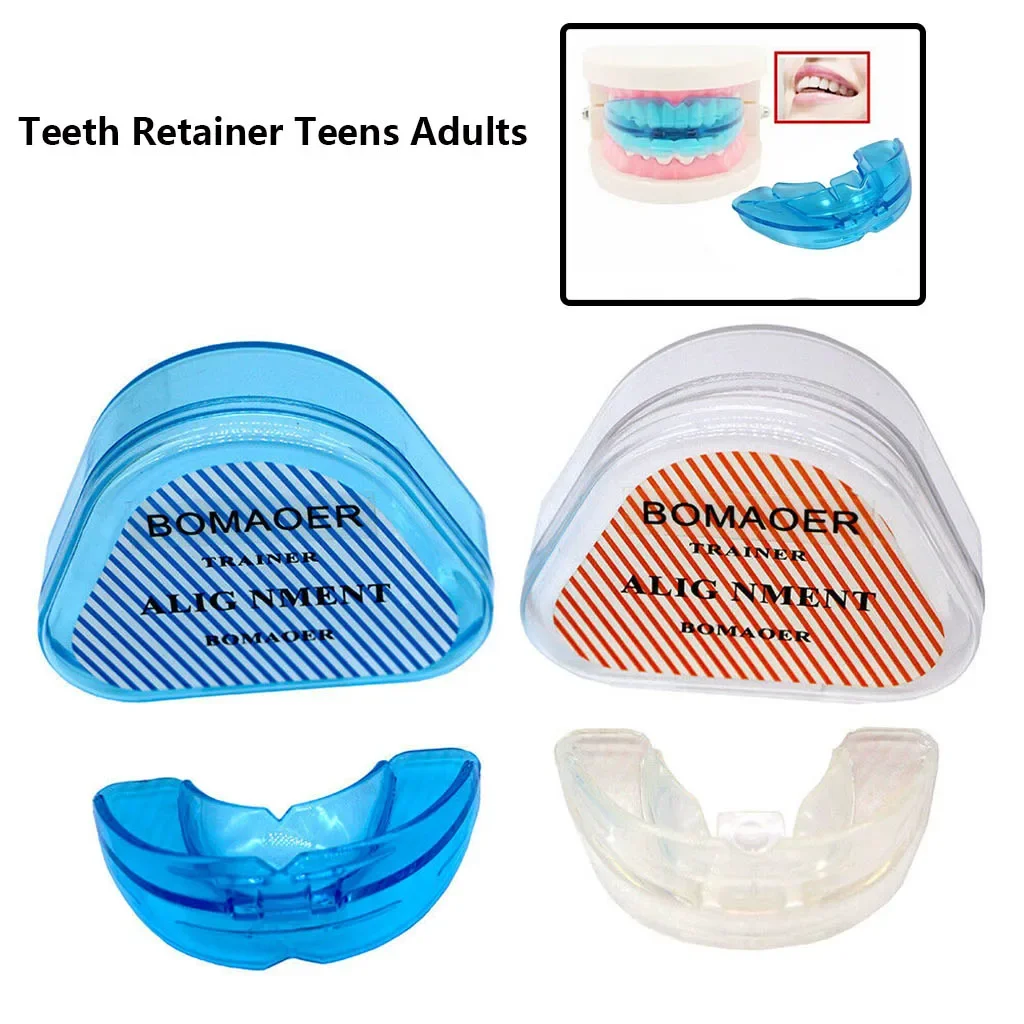 Cesoon 1Pc Dental Orthodontic Teeth Corrector Braces Tooth Retainer Trainer Soft/Hard Reusable Teens Adult Dentist Orth Material