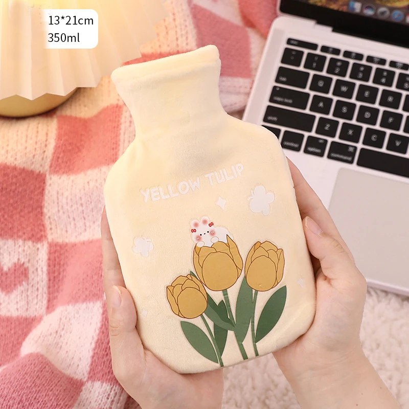 Hot Water Bottle for Bed Hand Warmer Cute Gadgets to Keep Warm Bag Kawaii Period Pain Portable Warming Products Household Home