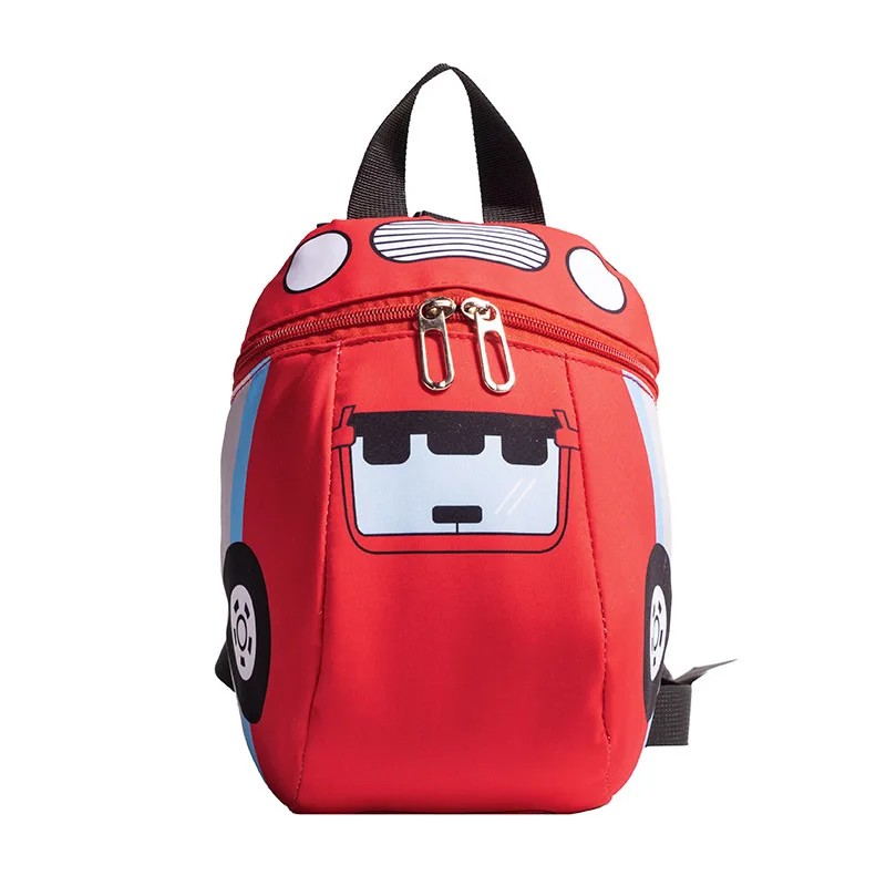 Mochila Escolar antipérdida para niños y niñas, morral de viaje con dibujos animados para coche