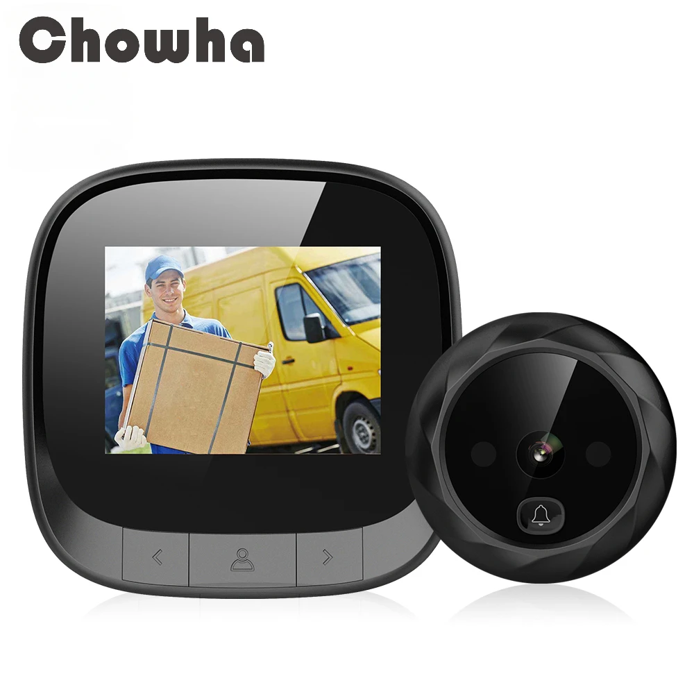 2.4"  LCD Screen Electronic Door Viewer Bell IR Night Door Peephole Camera Photo Recording Digital Door Camera Smart Viewer