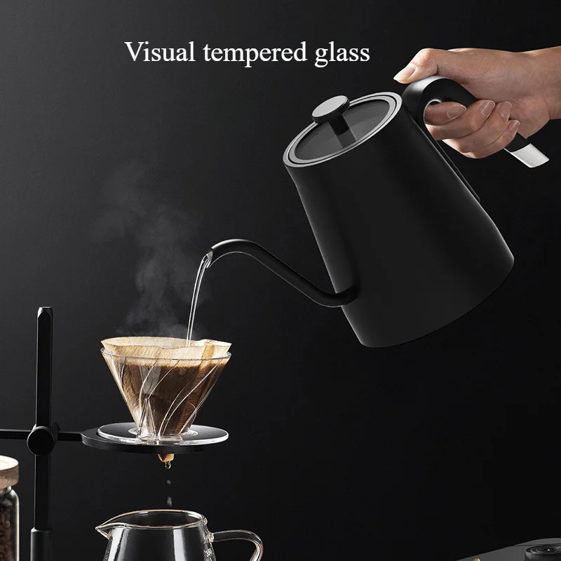 Intelligent Constant Temperature Electric Kettle with Slender Spout and Goose Neck Temperature Control Hand Brewed Coffee Pot