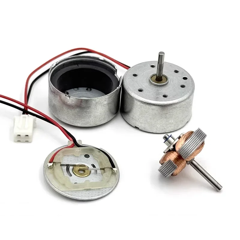 RK-300C-07820 /RF-300C Mini  Motor DC 5V 6V 9V 12V 6500RPM Low Current Micro 24mm Round Spindle Motor DIY Toy Solar Power Model