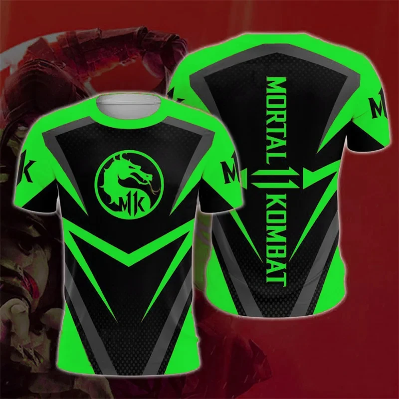 Mortal Kombat 11 T-Shirts Fighting Game Element 3D Print Cosplay Streetwear Fashion Summer Women Men O-Neck T Shirt Tops