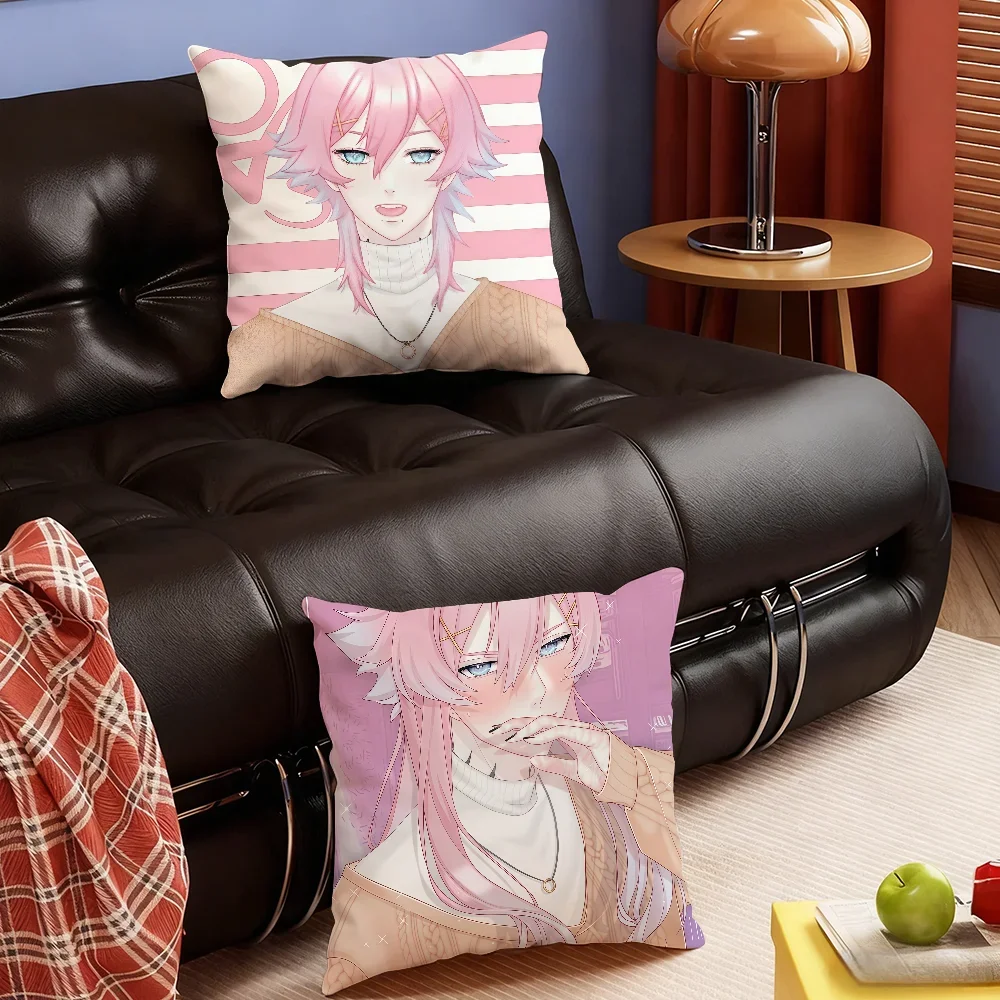 Ren Game 14 D-Days with You cushion cover Soft Smooth Pillow Case Hidden Zipper Washable Decorative Couch Office Gift