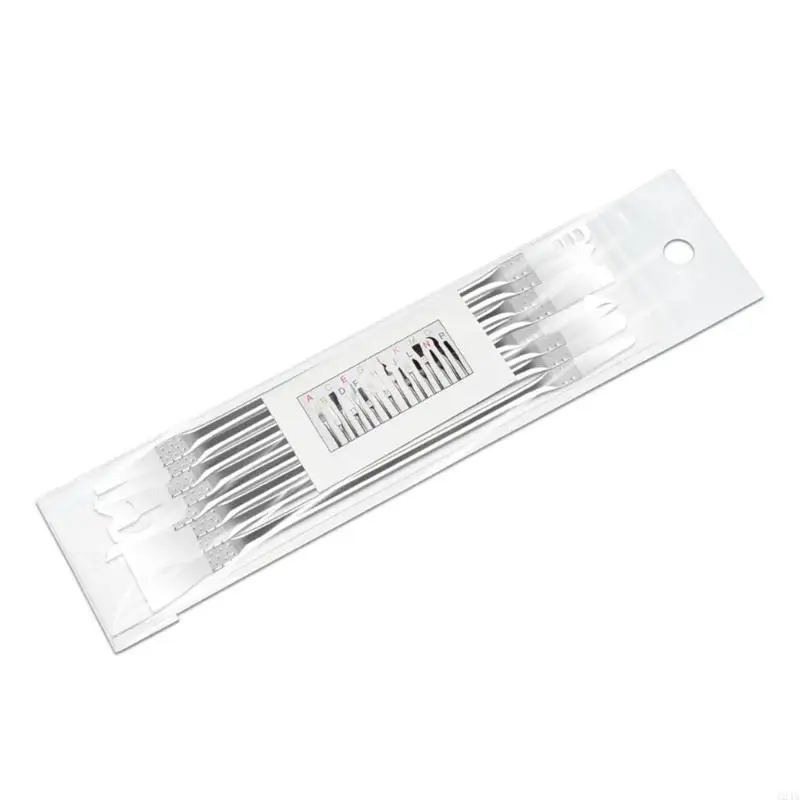 

124A 8pcs Electronics Repairt набор с тонким металлическим блей -блейным для смартфона планшетов