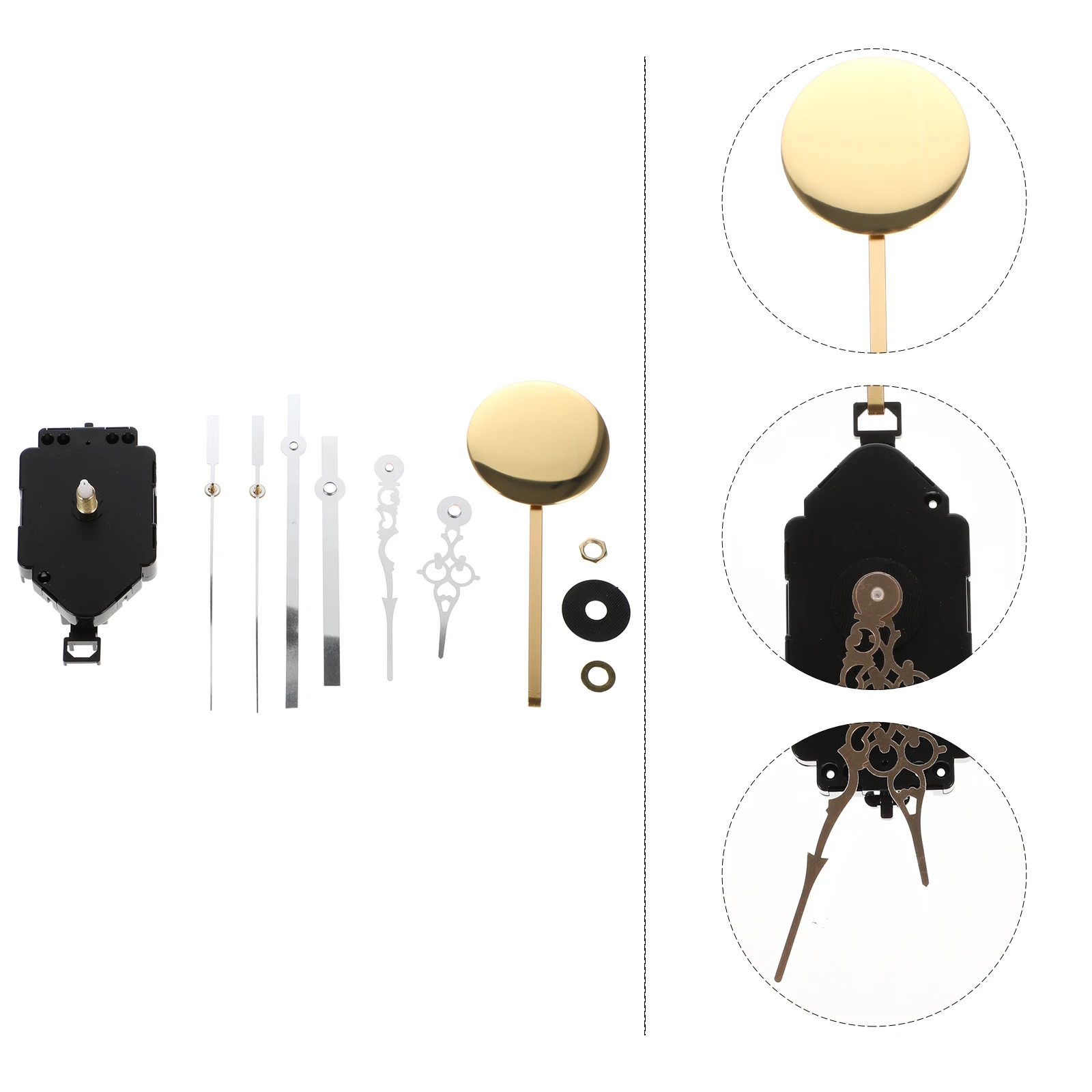 

1 set Movement Kit High Torque Silent Mechanism For Diy Clock Repair Replacement Durable Home Clock Accessories