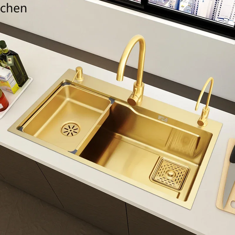 304 Stainless Steel Multi-Functional Under-Sink Basin Kitchen Vegetable Washing Basin Dishwashing Sink