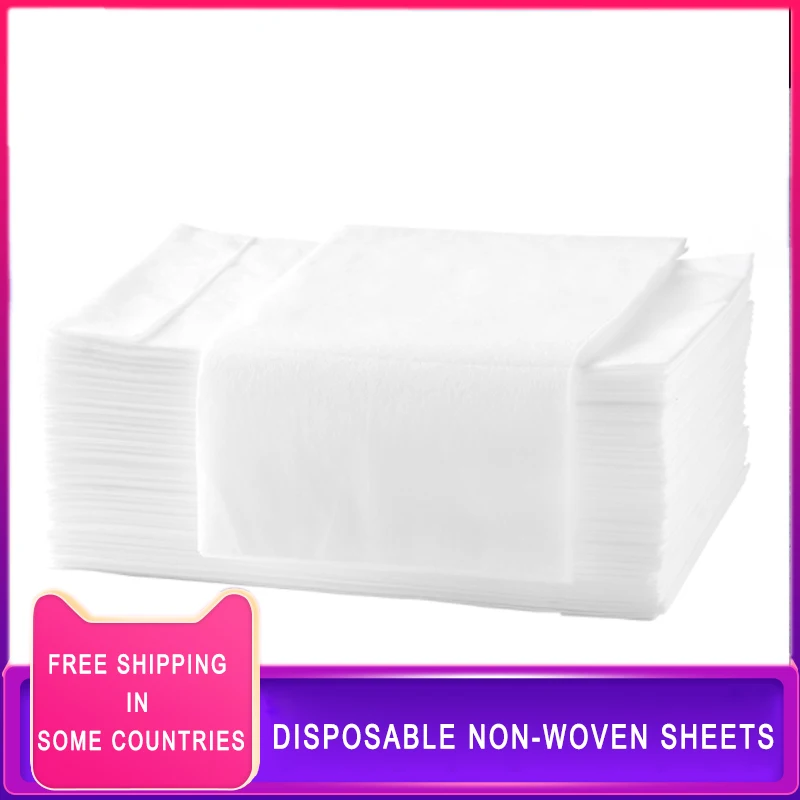 20/50/100pcs Disposable Spa Massage Mattress Sheets Salon Massage Bed Sheets Non-Woven Paper Table Cover Tattoo Supply With Hole