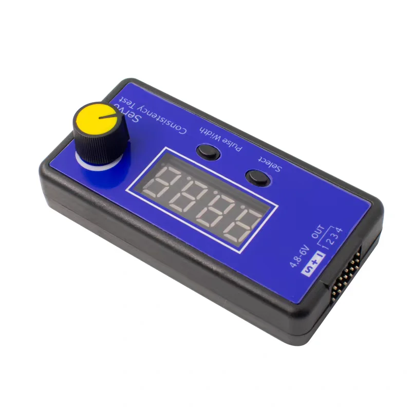 Digital Servo Tester Portable Electronic Speed Controller (ESC) Control Device Quick Servo Checker with LCD Display for RC He