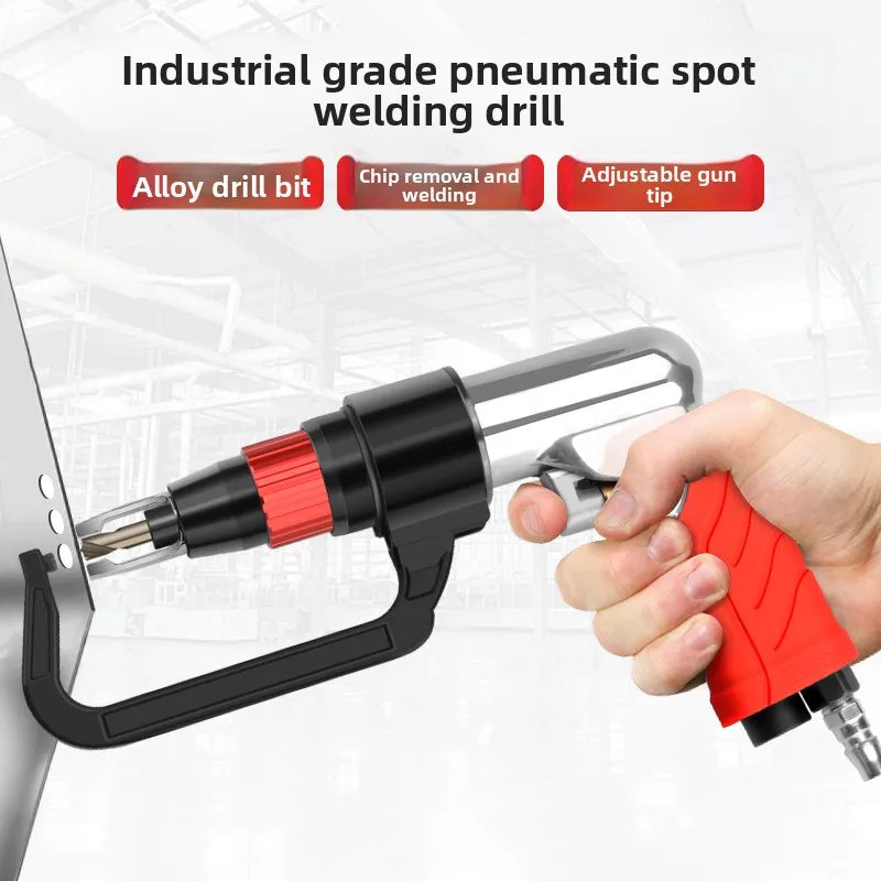 Mingzhi Taiwan Original Pneumatic Spot Welding Drill for Automotive Sheet Metal, Pneumatic Spot Weld Removal Machine, Positioning Spot Welding Drill