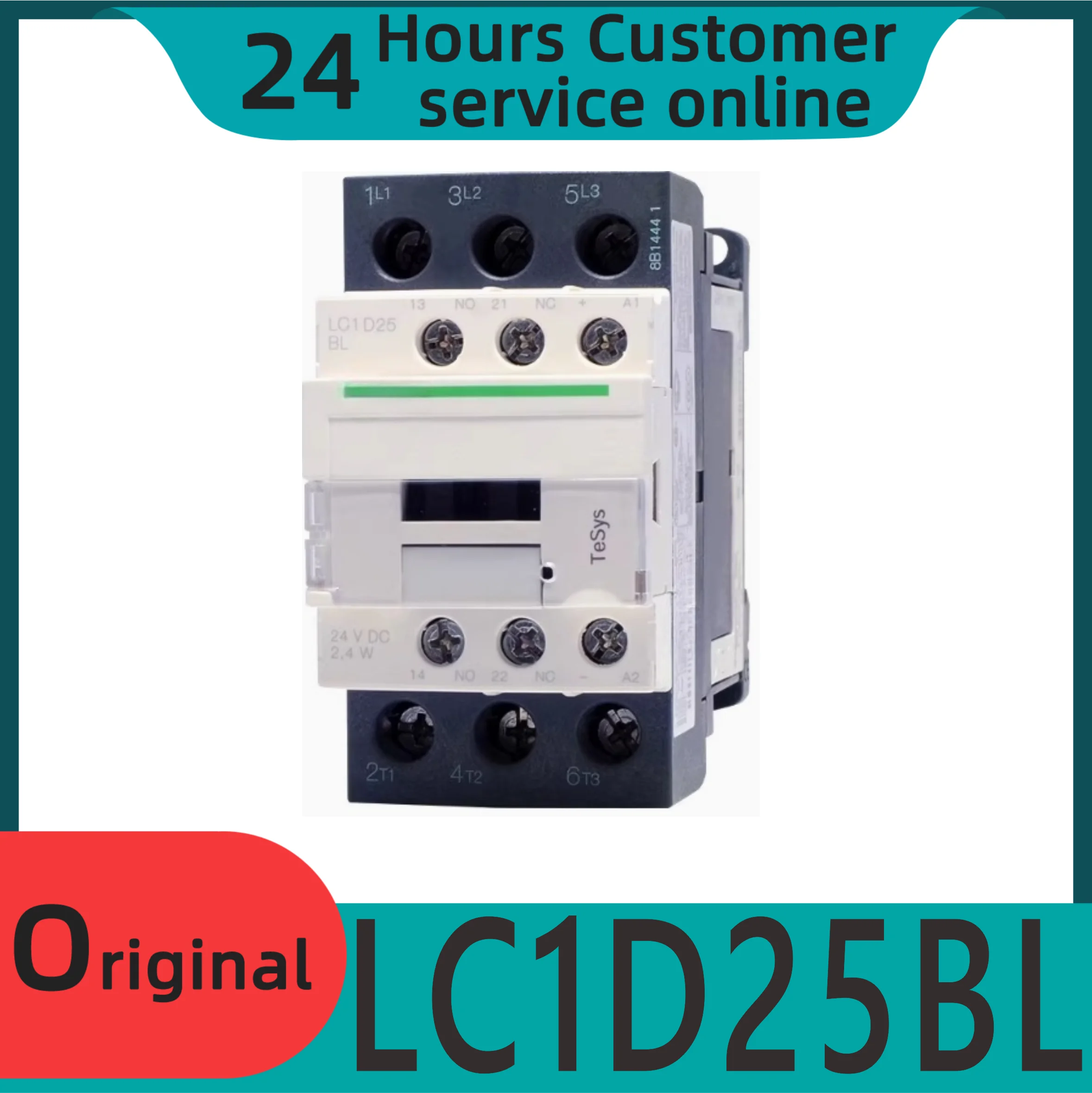 

New original LC1D25BL three pole contactor LC1D32BL 24VDC DC contactor
