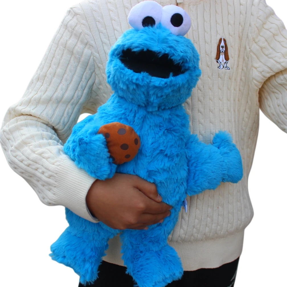 1 Pieza de Peluche de Monstruo de las Galletas de 35 cm, Juguete de Peluche de Monstruo de las Galletas, Juguetes de Peluche Educativos para Niños