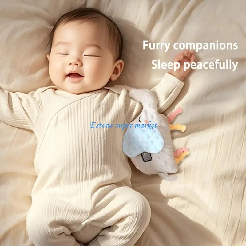 

090B Travel Ready Infant Comfort Toy Vibration 3 Nature Sounds Skin Friendly Fabric