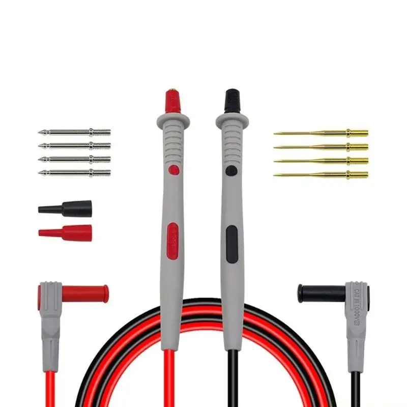 A2BE Versatile Multimeter Test Leads Set Precisions Measurement Tool set for Home Repairs & Electronic Device Maintenance