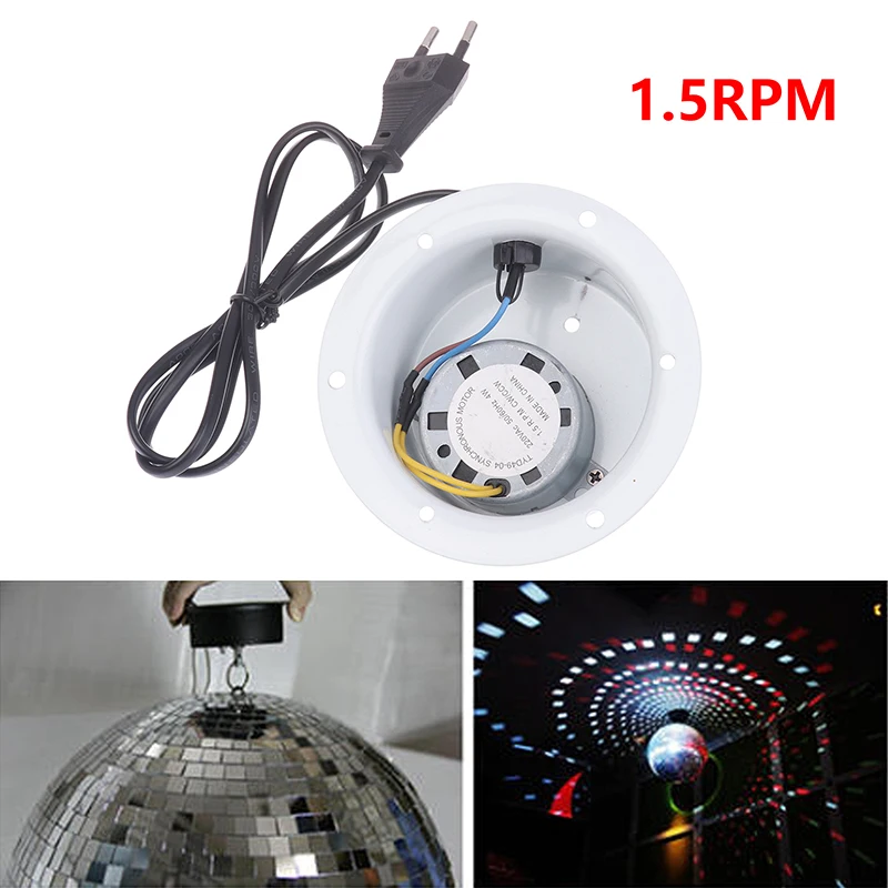 1.5 RPM Rotating Motor With Plug For Hanging Glass Mirror Disco Ball DJ KTV Party Light