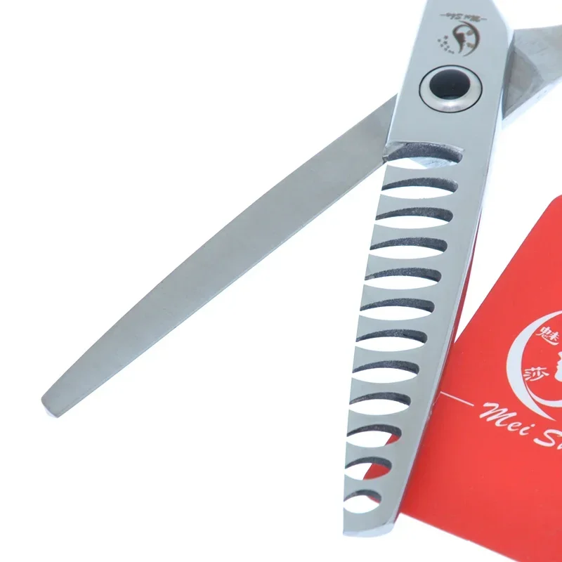 Meisha 5,75 Zoll Friseurschere, professionelle Ausführung, 8/12/14/18 Zähne, Ausdünnungsschere für Friseursalons, Styling-Schere, A0160A – Detail 12