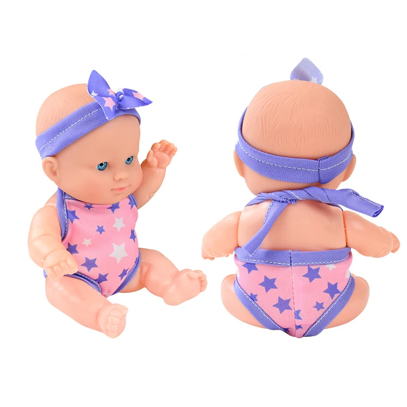 Bambole Reborn in silicone da 30 cm Realistico neonato Bambola in vinile Simulazione Baby Dress Up Bambola in gomma morbida per ragazze Regalo per bambini