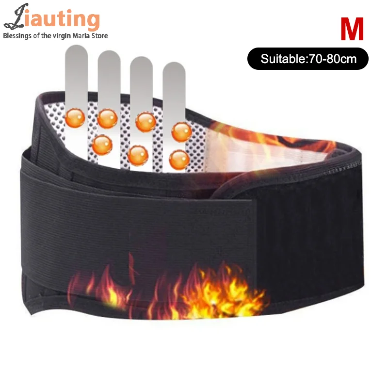 

Adjustable Magnetic Waist Belt Therapy Back Women Man Massage Steel Plate Support Protector Self-heating Massager Strap