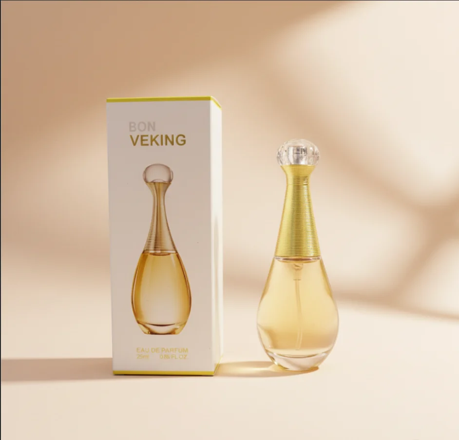 BON VEKING Eau de Parfum for Women | 25ml Elegant Drop-Shaped Bottle | Soft Floral Scent | Travel Size Luxury Fragrance