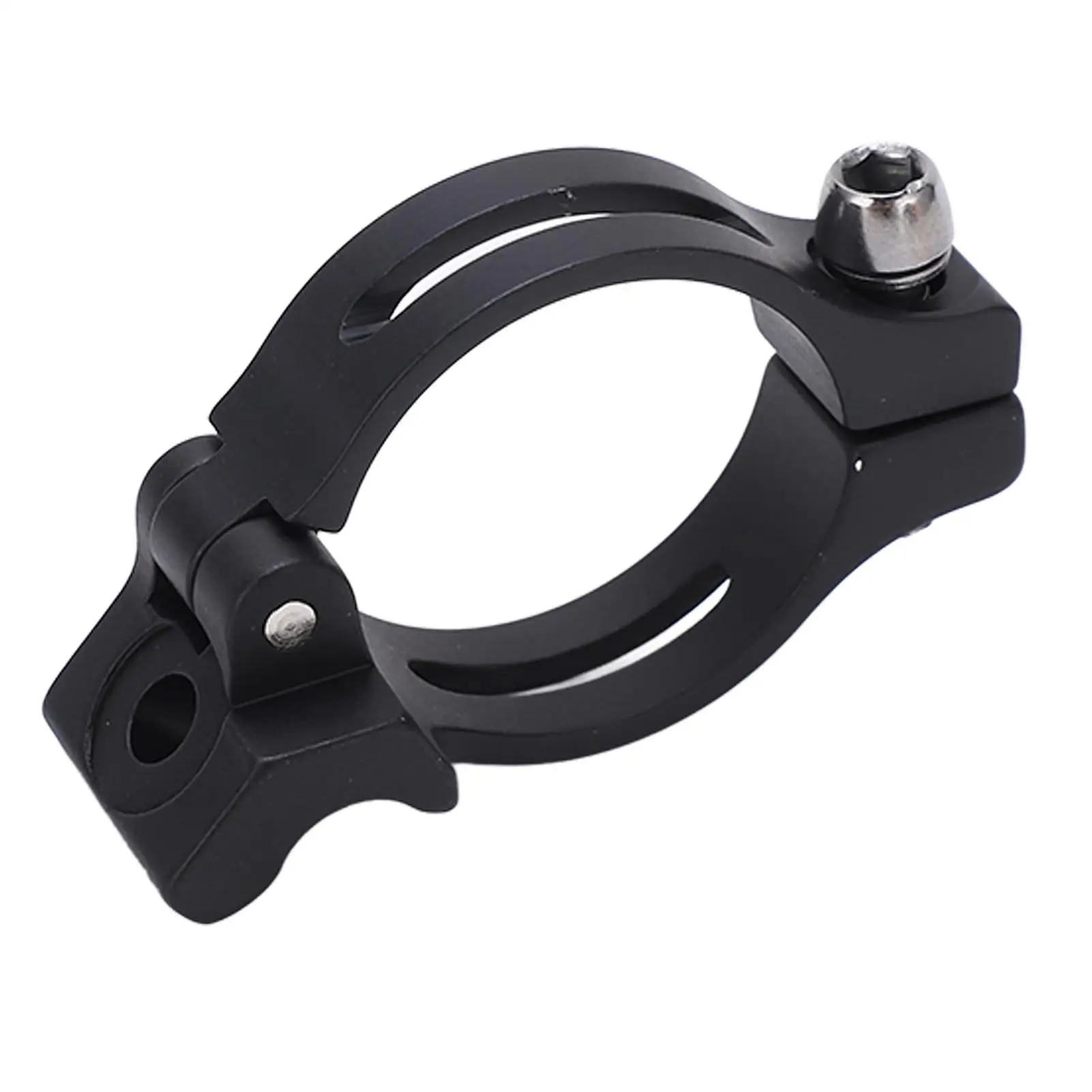 Aluminum Front Derailleur Adapter for Bikes - Braze-On to Clamp, Corrosion Resistant, Ideal for road Bikes