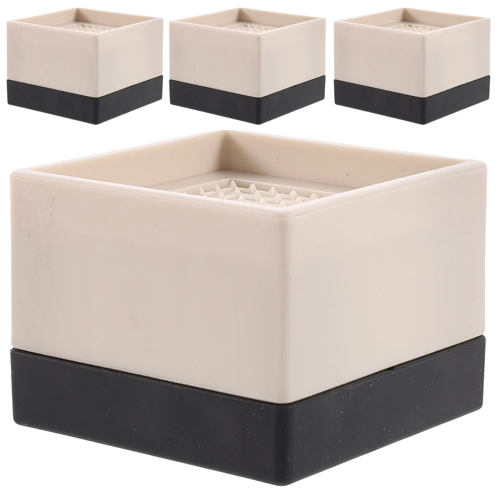 

Набор из 4 силиконовых противоскользящих подставок для мебели: усиленные ножки-увеличители для кроватей, диванов, столов