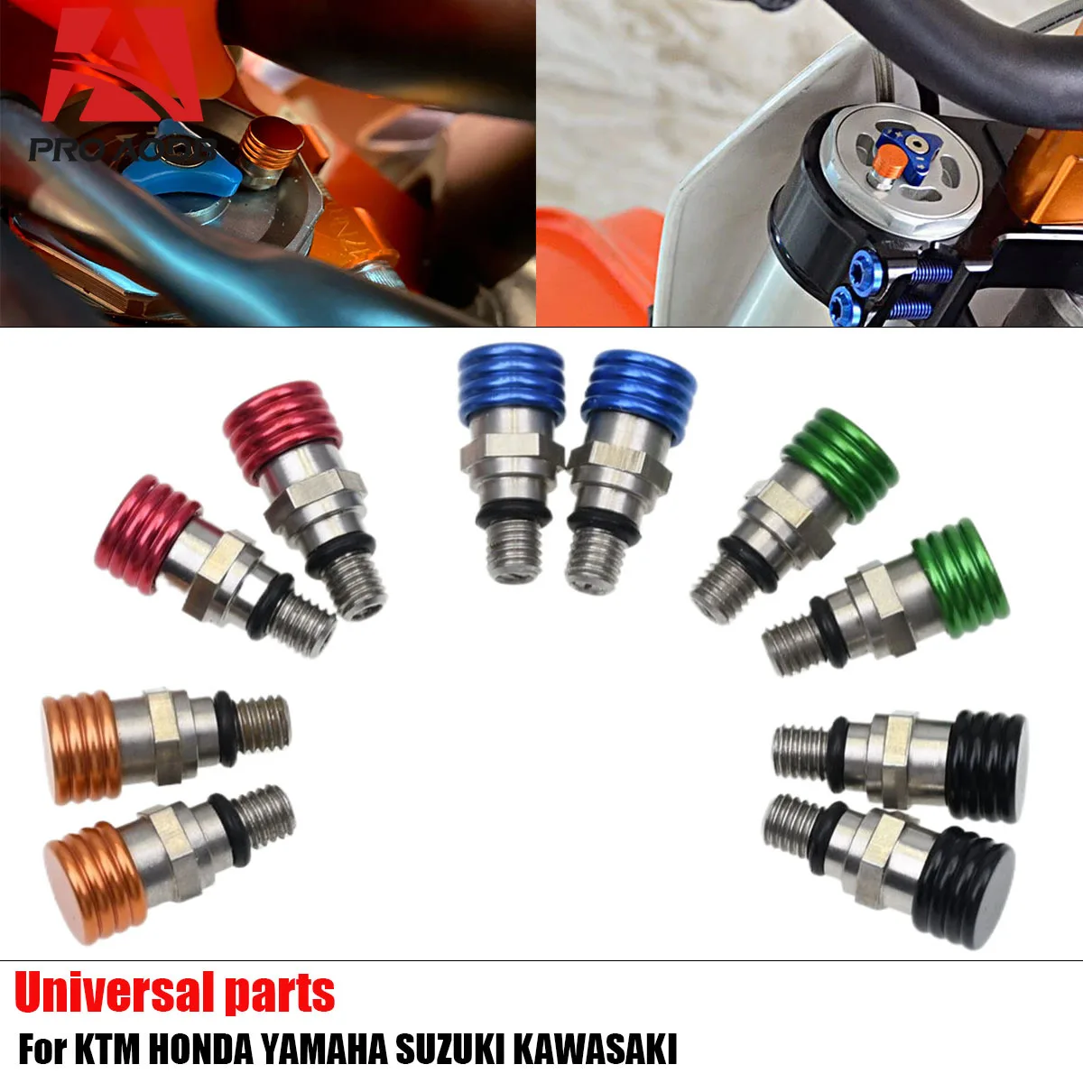 M4 M5 Fork Air Bleeder Valves For KTM 85 125 150 250 350 450 500 SX SXF EXC XC XCF XCW XCFW ADV For Husqvarna TE FE TC FC