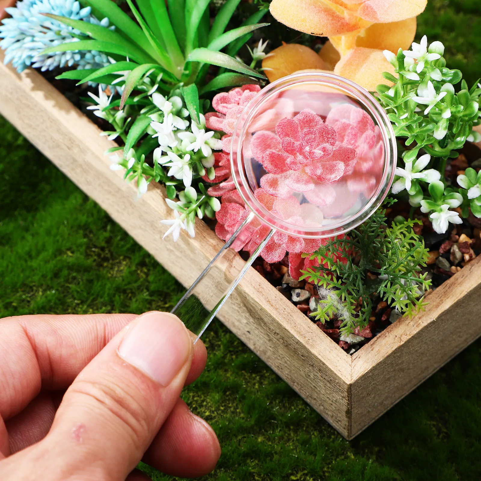 

16pcs Children Magnifier 8X Handheld Magnifying Glass Set For Science Exploration Repair Reading Portable Pocket Magnifier For