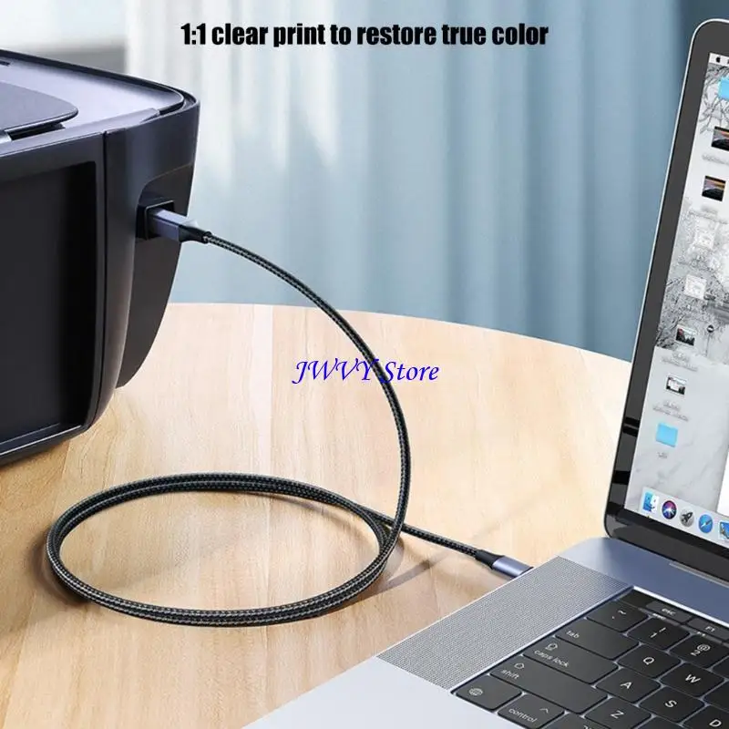 573A متعددة الاستخدامات USB 2.0 إلى كابل الطابعة USB B لوحدة التحكم MIDI الماسحة الضوئية MIDI