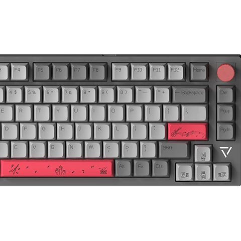 Ajazz AK816 81Keys Wireless BT Keyboard MDA highly sublimation keycap three-mode hot plug 5pin