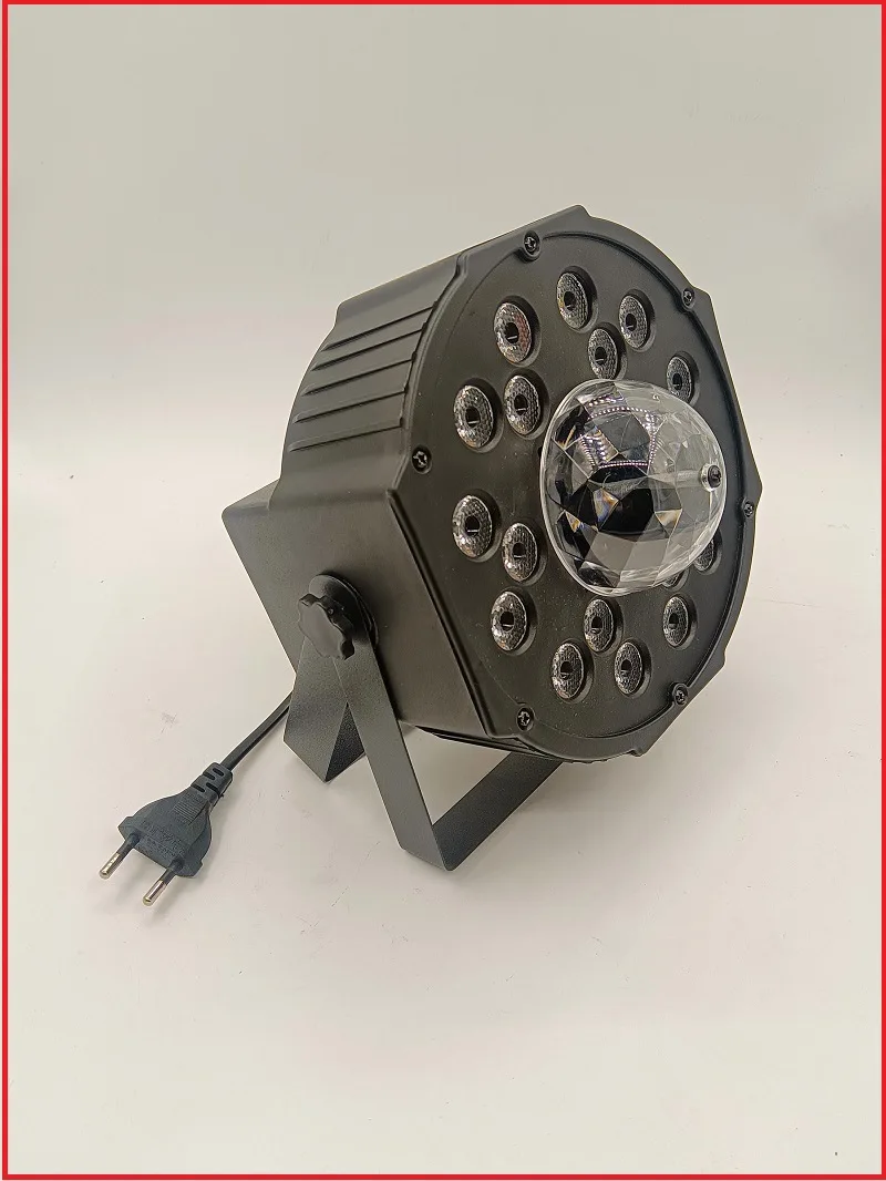 2 في 1 حفلة المرحلة ديسكو ضوء 18 المصابيح الصوت المنشط 7 تأثيرات عيد الميلاد حفلة عيد ميلاد عطلة KTV بار نادي الرقص زينة