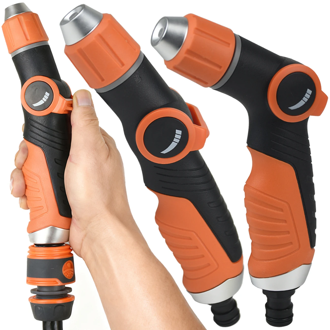 Hochdruck Garten Bewässerung Pistole Sprayer Auto Reinigung Wasser Waschen Pistole für 1/2'' 3/4'' Schlauch Anschluss Schnell Anschluss düsen