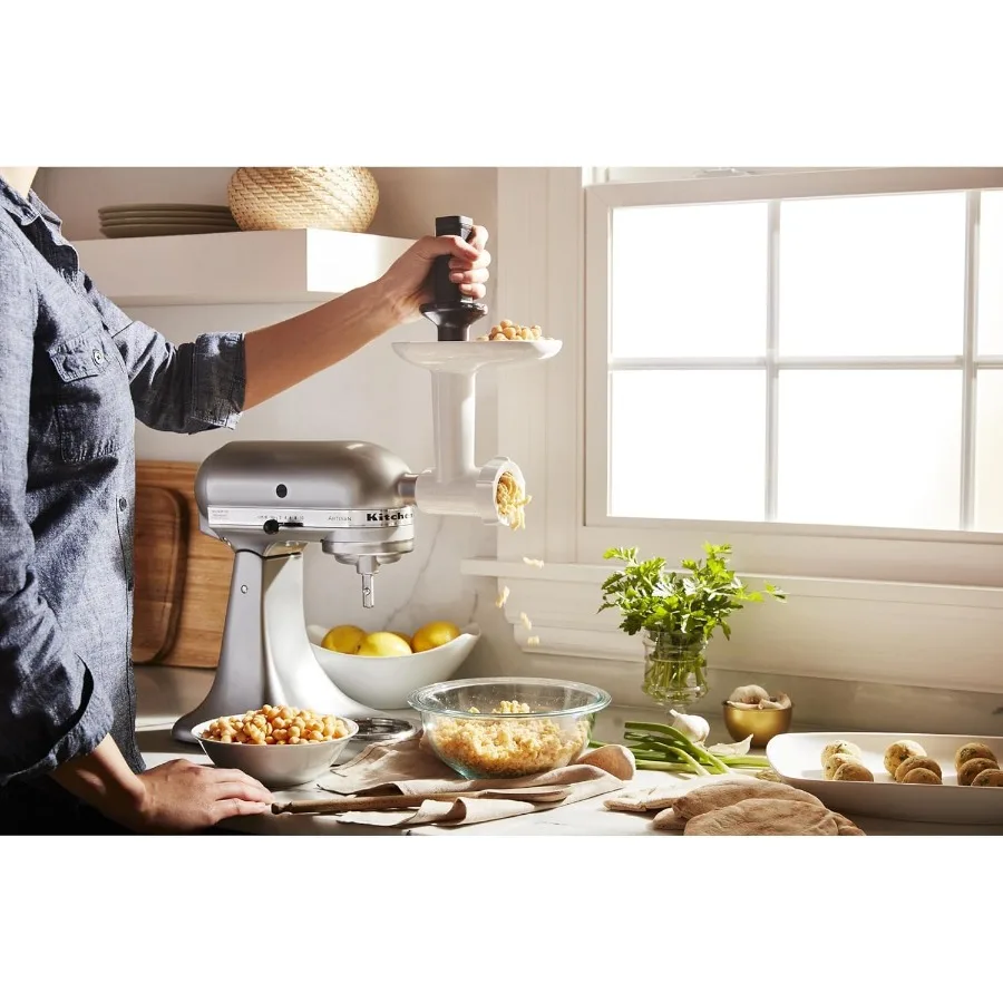 スタンドミキサーアタッチメント KSMFGA 家庭用キッチン用フードグラインダー 多用途な肉や野菜のチョッパー、お手入れが簡単なデザイン Co