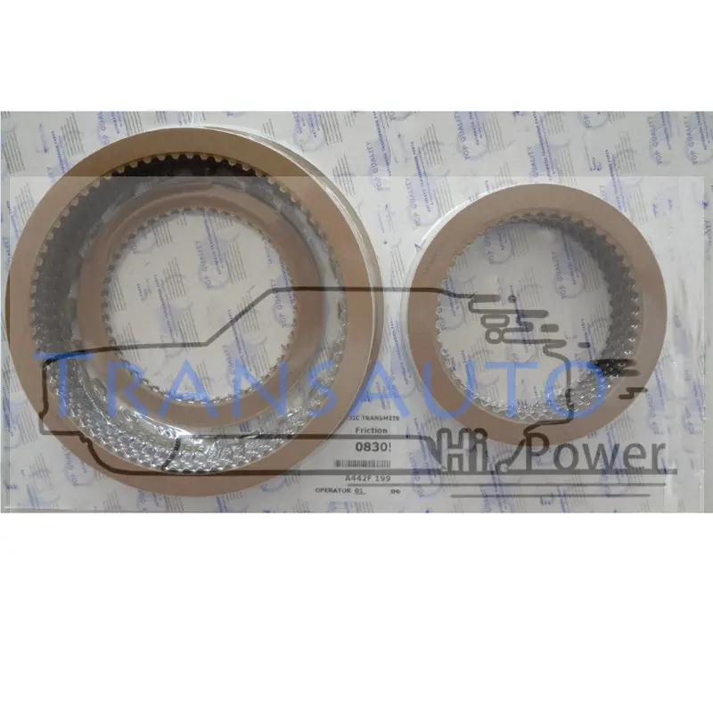 A442F 4/8 Pins  Auto Transmission Friction Plates Clutch Kit For TOYOTA 1996-ON Car Accessories Gearbox Disc