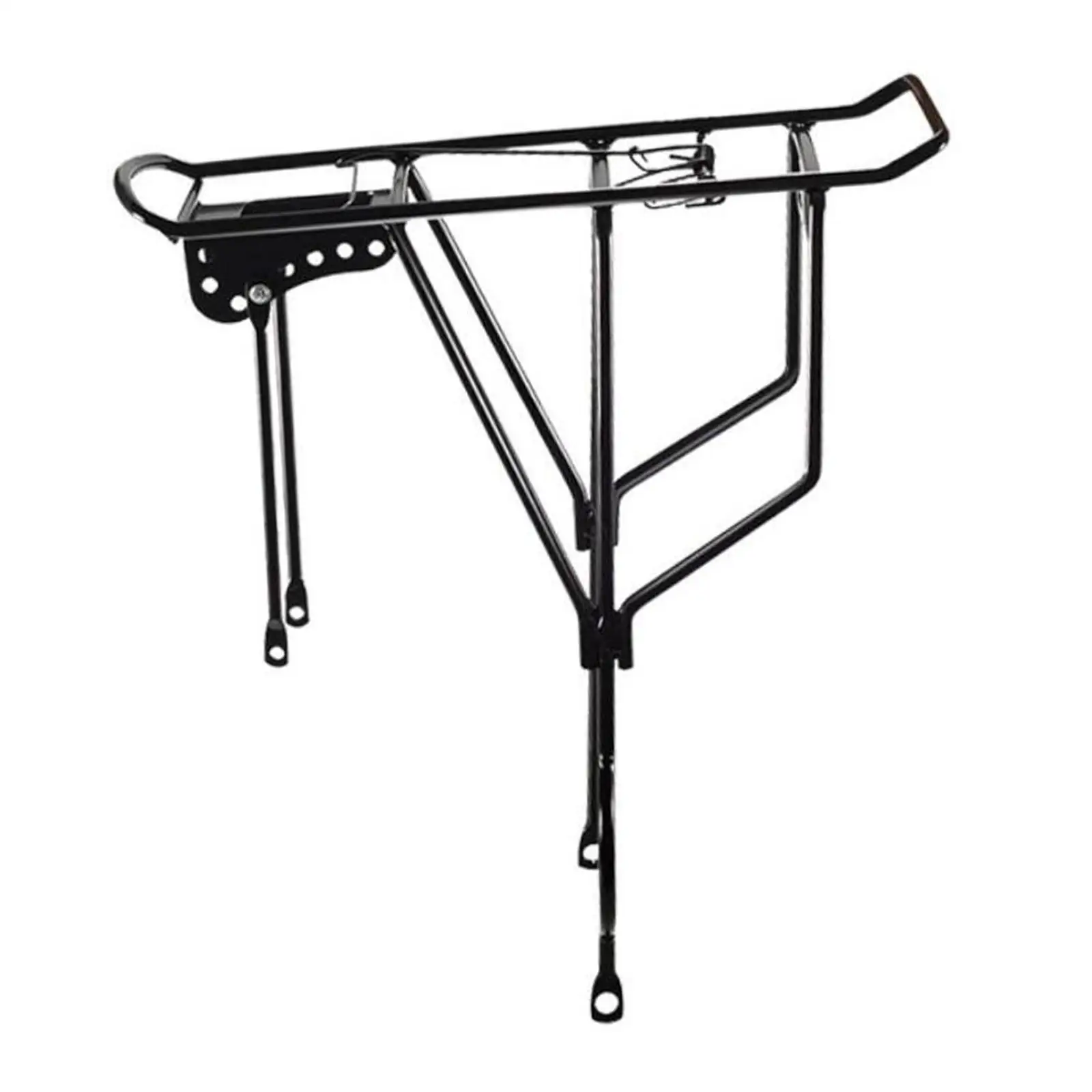 Bike Cargo Rack Disc Brake Mount Tailstock Shelf Carrier Rack for Traveling Riding Mountain Road Bike Food Delivery Adults Bike