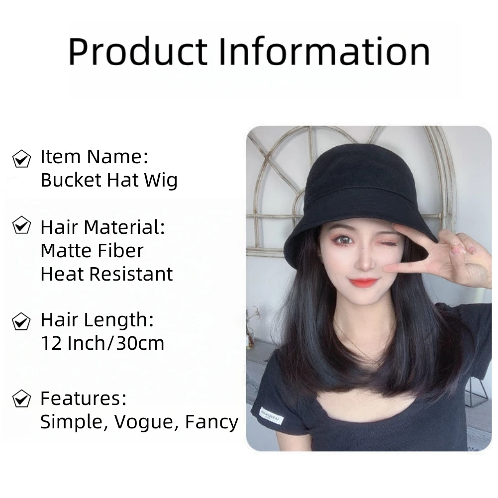 Рисунок 4 - Короткие прямые синтетические волосы