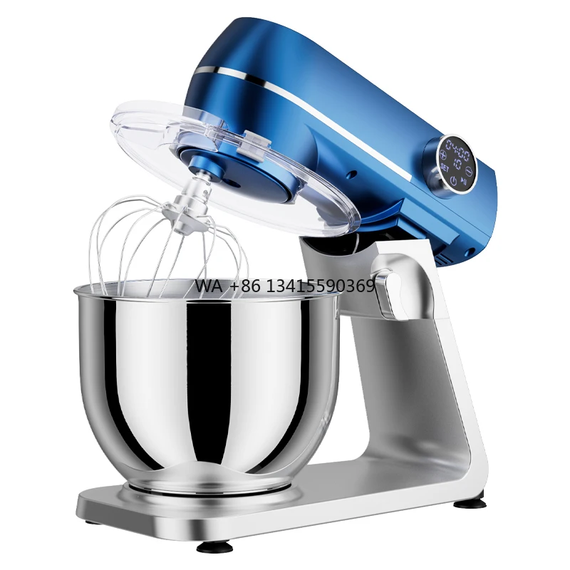 

Factory Customization Kitchen 6.5L 7L 8L SUS304 Bowl 10+0 with LED Display Stand Foods Electric Cake Mixer Machine