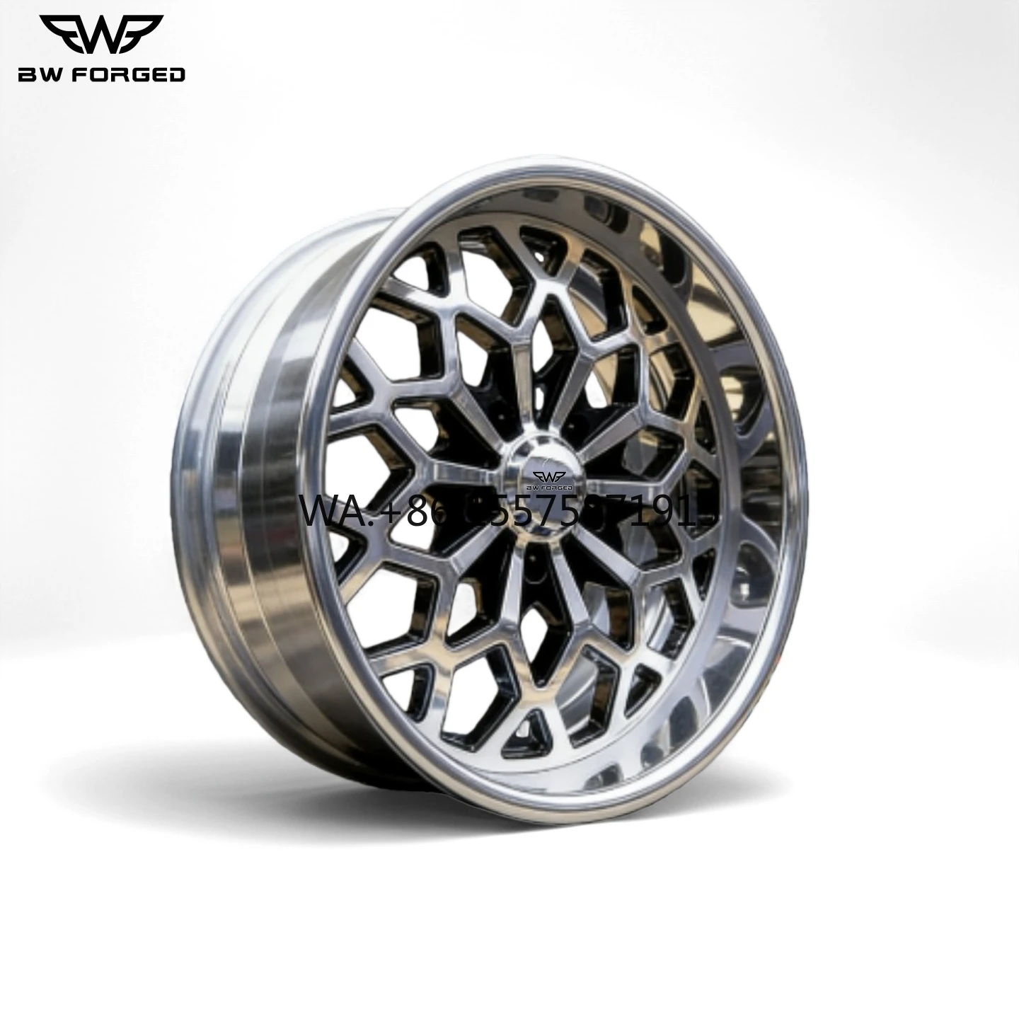 

Polished Super Single Offroad Truck Wheels 22x12 24x12 24x14 PCD 8x170 8x180 8x6.5 6x5.5 Heavy-Duty Forged Rims