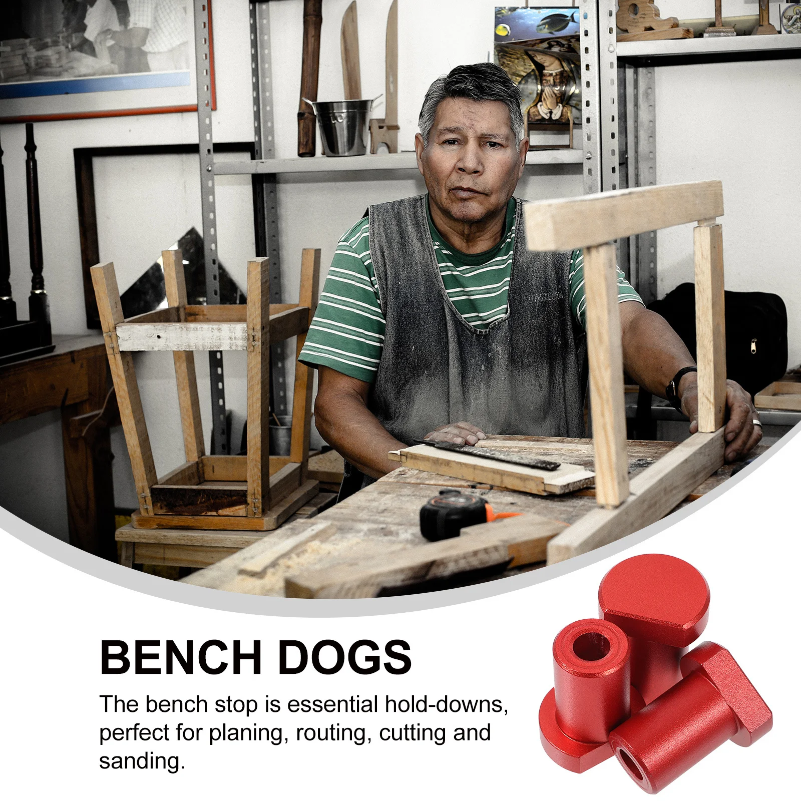 

Набор из 3 шт. настольных ограничителей (19 мм) из высококачественного алюминиевого сплава для крепления к деревообрабатывающим зажимам (фиксаторы для отверстий под зажимы)