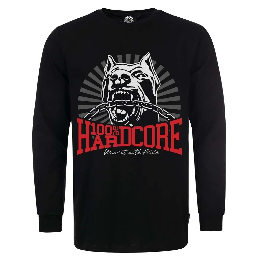 100 HARDCORE Longsleeve Dog 1 Black 312006050 SALE UPE 40 99 long or short sleeves