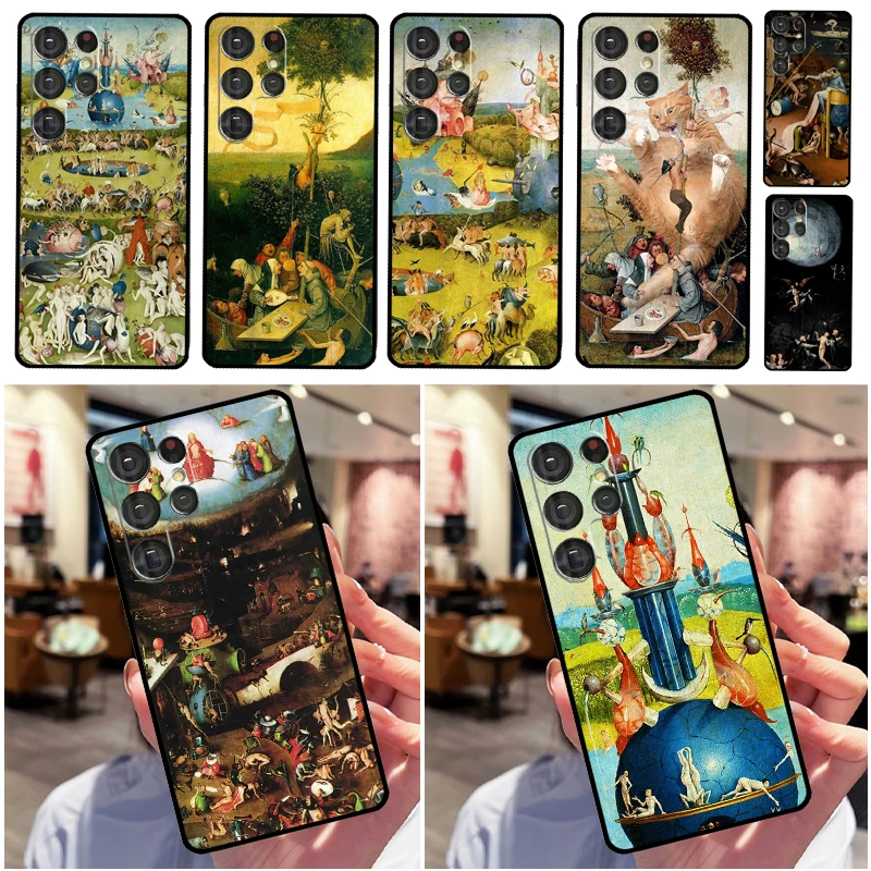 Hieronymus Bosch Art Case For Samsung Galaxy S22 S23 Ultra S21 S20 FE S9 S10 Note 10 Plus 20 Ultra Full Back Cover