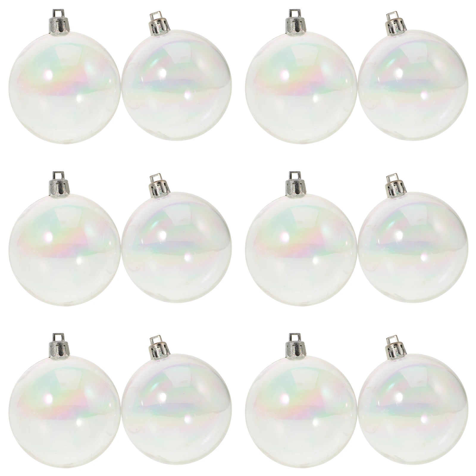 

12 Pcs Pearl Bubble Ball Christmas Decorative Decoration Decorations Xmas Ornaments