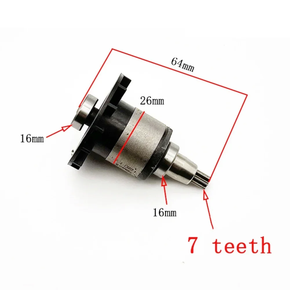 For Heavy Duty Fastening Tasks As Picture Brushless Electric Wrench Stator Electric Wrench 7 Tooth Rotor Assembly