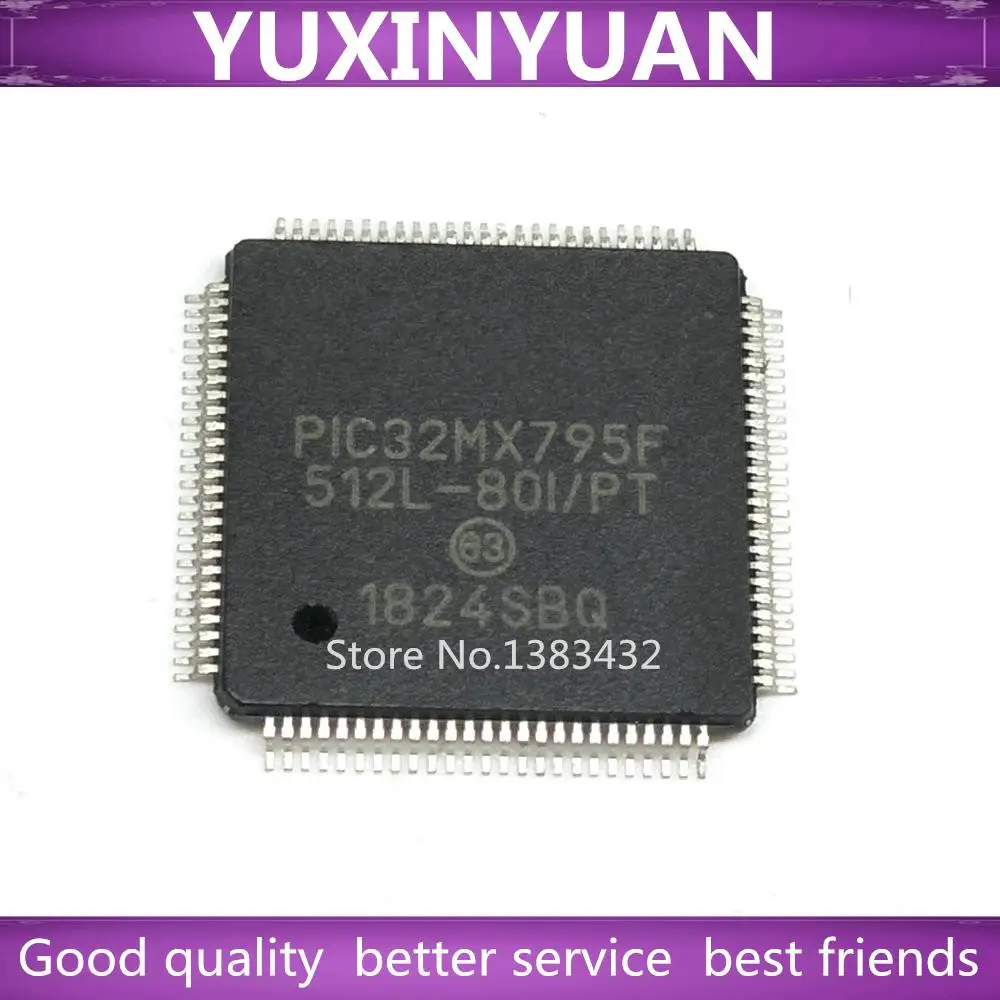 

1 шт PIC32MX795F512L-80I/PT PIC32MX795F512L TQFP100 YUXINYUAN IC в наличии