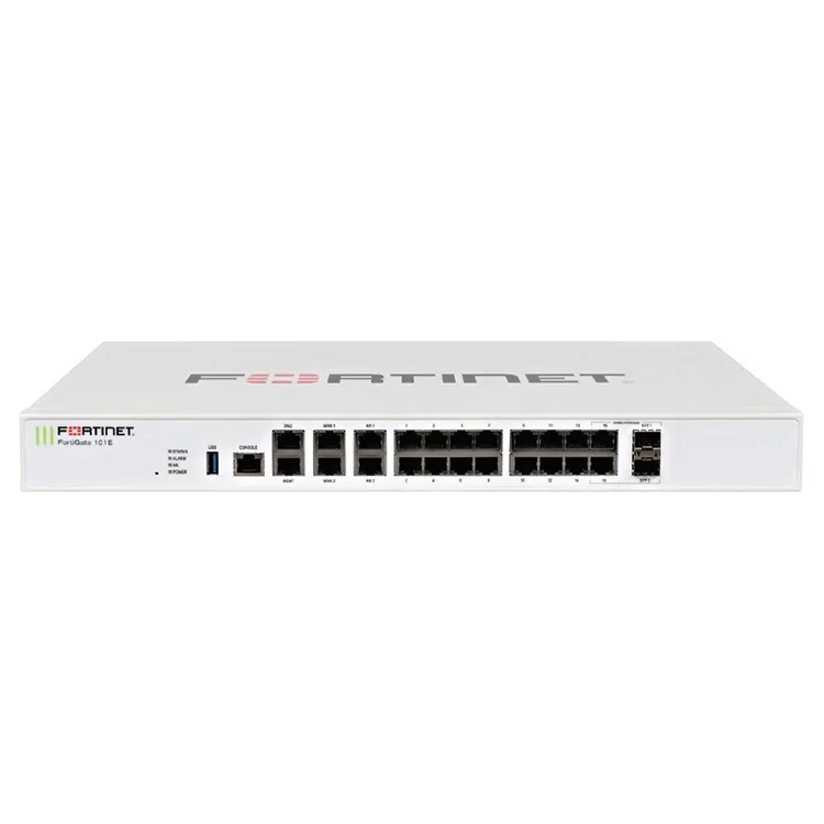 

90% of the new FortiGate 101E firewall with full gigabit hard drive supports 200 people online