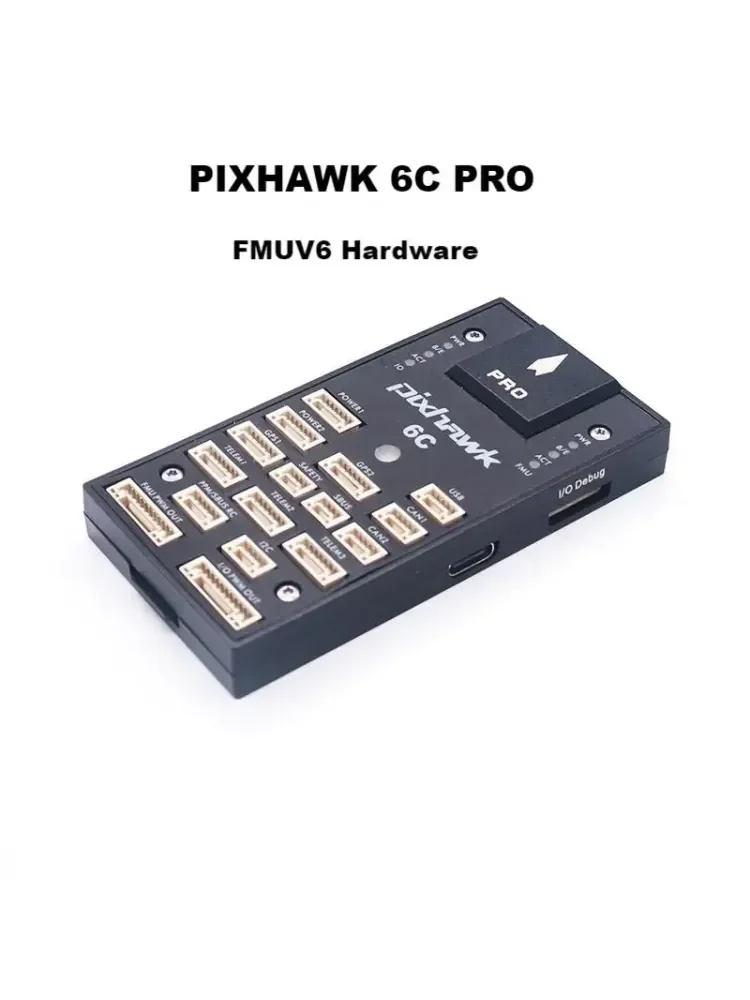 PIXHAWK 6C PRO FMUV6C Ardupilot PX4 32 Bit Flight Controller Autopilot with 4G SD Safety Built-in Buzzer Power Module 12S PDB