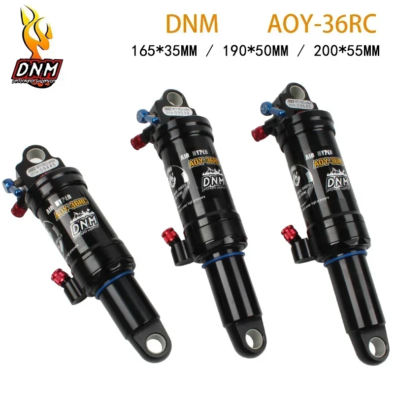 DNM AOY-36RC165/190/200mm MTB downhill bicycle coil rear shock absorber mountain bike air suspension manual riding accessories