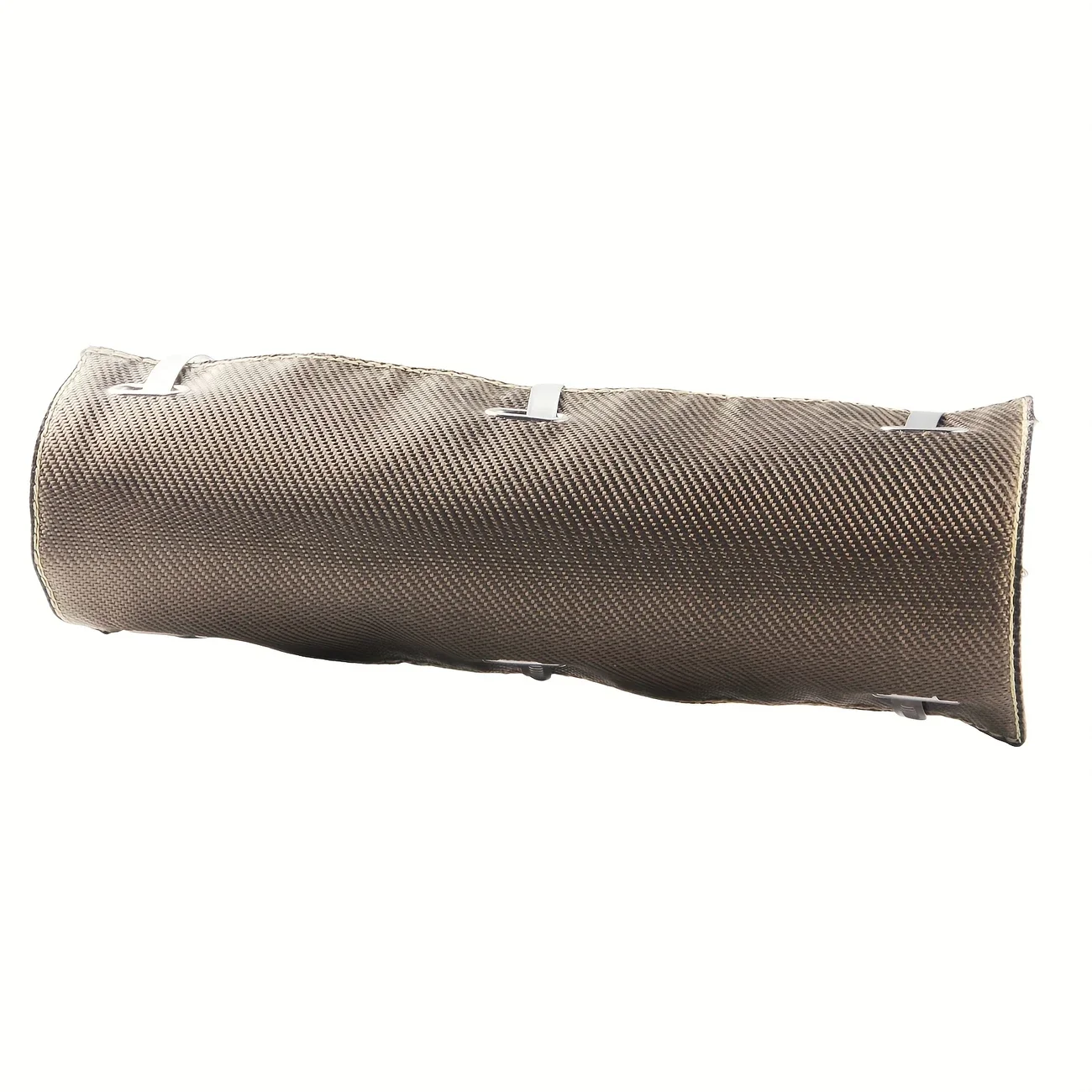 Titanium Exhaust Pipe Heat Shield 6x12 Inch with Steel Clamps 1350°F Resistant Gloves Kit Automotive Aftermarket Accessory