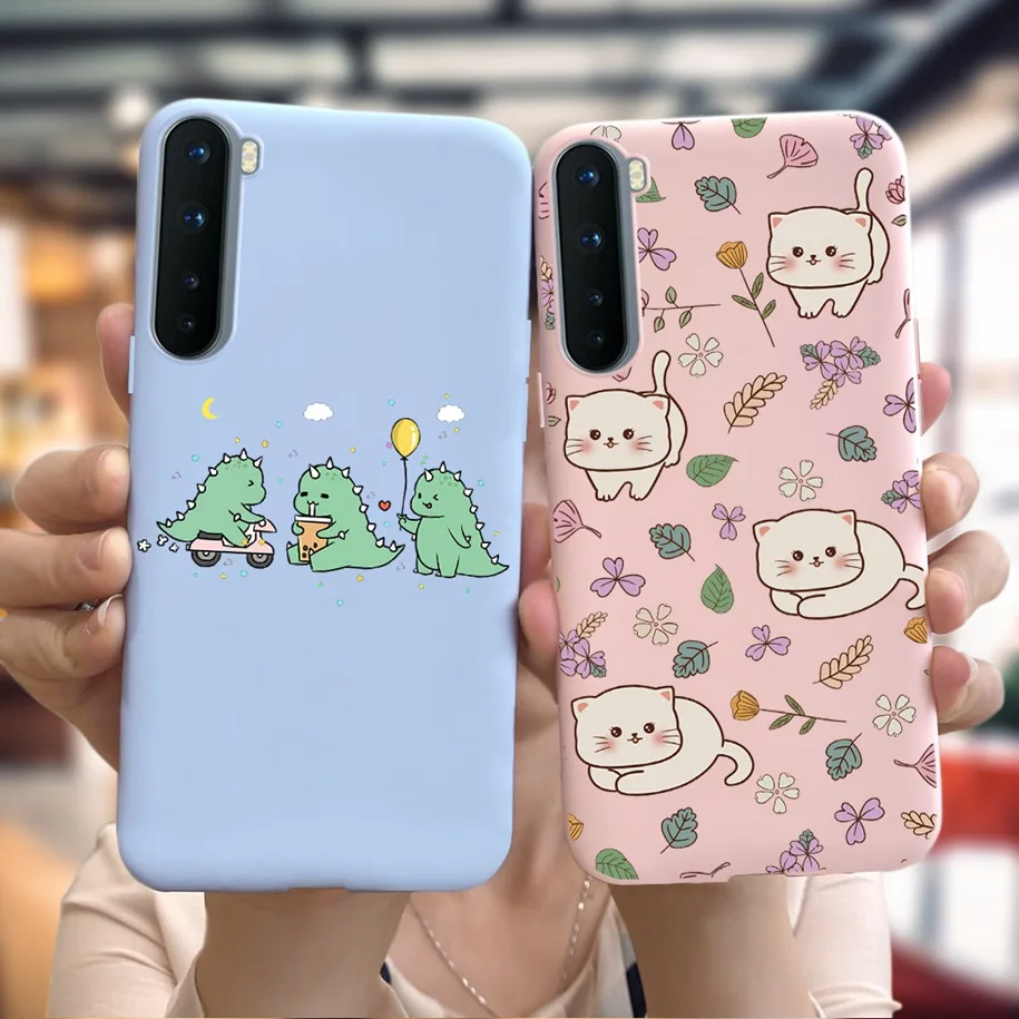 For Oneplus Nord Case New Fashion Flower Girls Soft TPU Silicone Shockproof Phone Cover For One Plus Nord 5G Cases 1+ Nord Coque