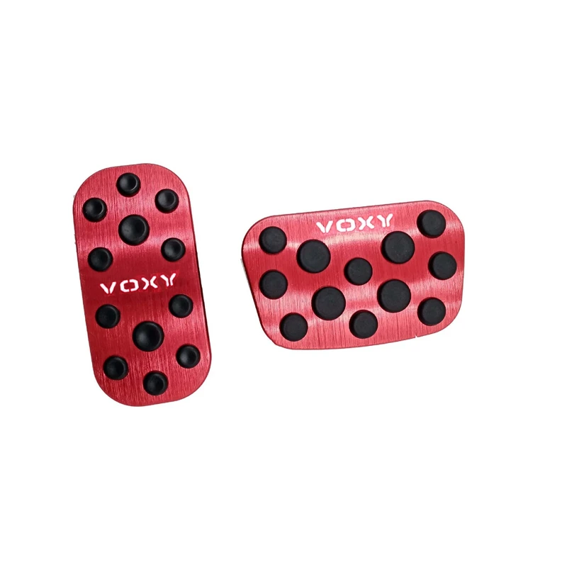 Car Foot Pedal Pads Cover For Toyota Voxy 90 Series 2022 Accessories Accelerator Throttle Brake Pedals Cover