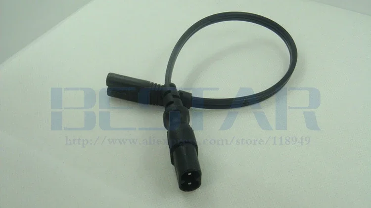 IEC 60320 C7 к C8 Портативный короткий шнур переменного тока Кабель питания 20 см IEC320 C7/C8 Мощность «8» Удлинитель «папа-мама»